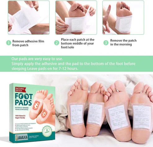 🌿 Detox Foot Patches | Pain Relief Patches | Natural Detox & Stress Relief | For Better Sleep | Natural Ingredients
